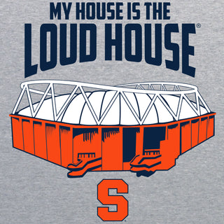 Syracuse Orange My House is the Loud House T-Shirt - Sport Grey