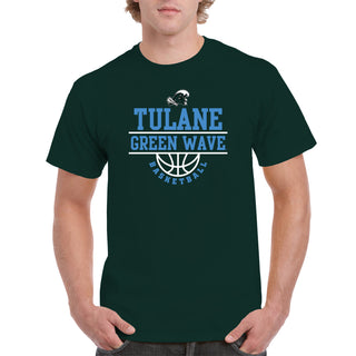 Tulane Green Wave Basketball Peak T-Shirt - Forest