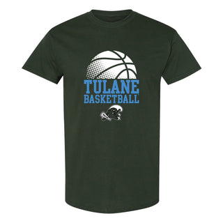 Tulane Green Wave Basketball Flux T-Shirt - Forest