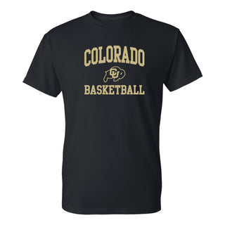 Colorado Arch Logo Basketball T-Shirt - Black