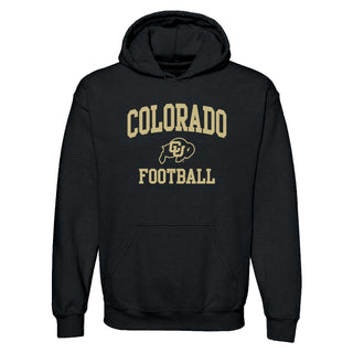 Colorado Arch Logo Football Hoodie - Black