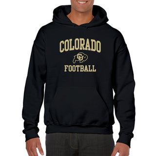Colorado Arch Logo Football Hoodie - Black