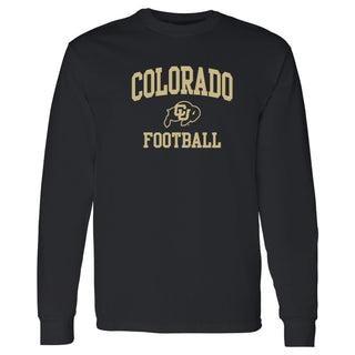 Colorado Arch Logo Football Long Sleeve - Black