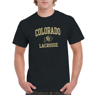 Colorado Arch Logo Lacrosse T-Shirt - Black