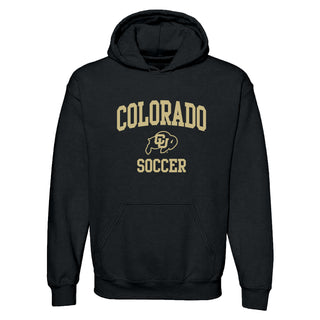 Colorado Arch Logo Soccer Hoodie - Black