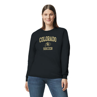 Colorado Arch Logo Soccer Long Sleeve - Black