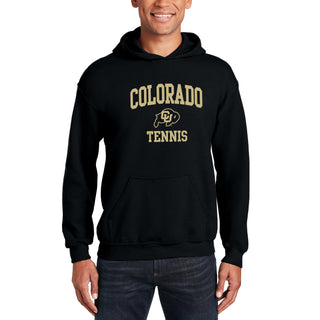 Colorado Arch Logo Tennis Hoodie - Black