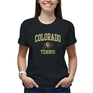 Colorado Arch Logo Tennis T-Shirt - Black