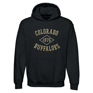 Colorado Faux Stitch Arch Hoodie - Black