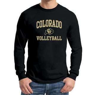 Colorado Arch Logo Volleyball Long Sleeve - Black
