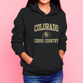 Colorado Arch Logo Cross Country Hoodie - Black
