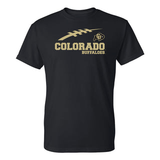 University of Colorado Buffaloes Football Horizon T-Shirt - Black