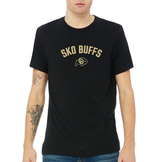 Colorado Sko Buffs Arc Canvas Triblend T-Shirt - Solid Black