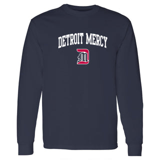 Detroit Mercy Titans Arch Logo Long Sleeve - Navy
