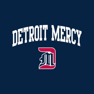 Detroit Mercy Titans Arch Logo Crewneck - Navy