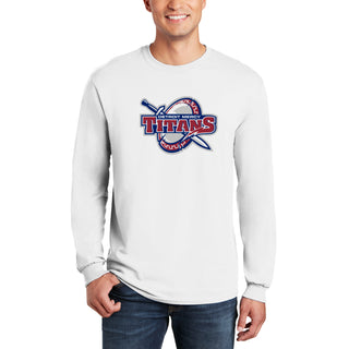 Detroit Mercy Titans Primary Logo Long Sleeve - White