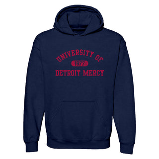 Detroit Mercy Titans Athletic Arch Hoodie - Navy