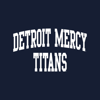 Detroit Mercy Titans Front Back Print Hoodie - Navy