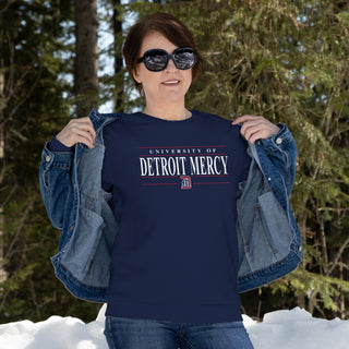 Detroit Mercy Headline Crewneck - Navy
