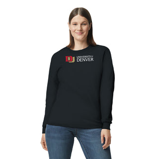 University of Denver Pioneers Basic Block Long Sleeve T-Shirt - Black