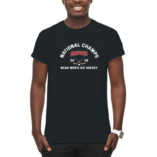 Denver 2026 Hockey National Champions Blocked Shot T-Shirt