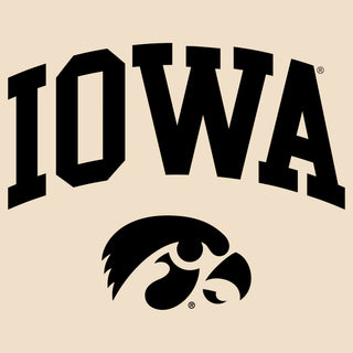 University of Iowa Hawkeyes Arch Logo Port Authority Tote Bag - Natural