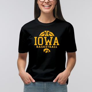 University of Iowa Hawkeyes Basketball Hype Short Sleeve T Shirt - Black