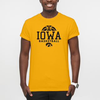 University of Iowa Hawkeyes Basketball Hype Short Sleeve T Shirt - Gold