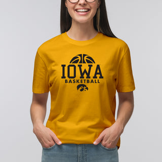 University of Iowa Hawkeyes Basketball Hype Short Sleeve T Shirt - Gold