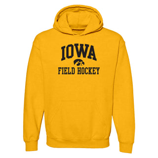 University of Iowa Hawkeyes Arch Logo Field Hockey Hoodie - Gold
