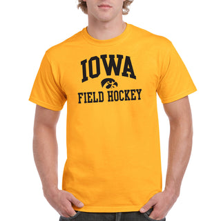 University of Iowa Hawkeyes Arch Logo Field Hockey Short Sleeve T Shirt - Gold