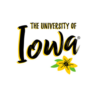 Floral State Iowa Hawkeyes Comfort Colors Short Sleeve T Shirt - White
