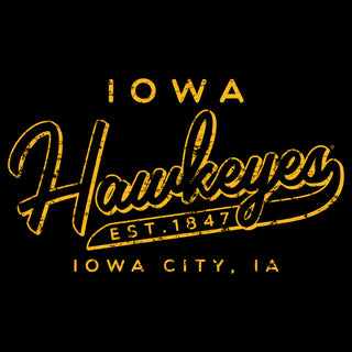 University of Iowa Hawkeyes Road Trip Heavy Blend Hoodie - Black
