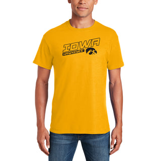 Iowa Warrior Slant T-Shirt - Gold