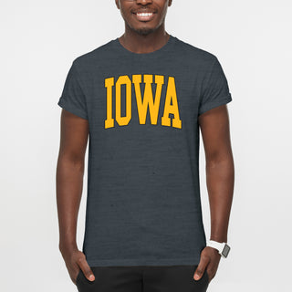 The University of Iowa Hawkeyes Mega Arch T-Shirt - Dark Heather