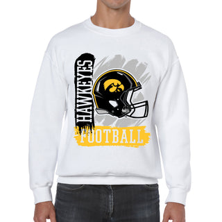 Iowa 90s Big Print Crewneck - White