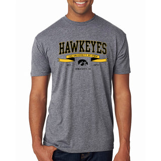 Iowa Ribbon Flight NLA Triblend T-Shirt - Premium Heather