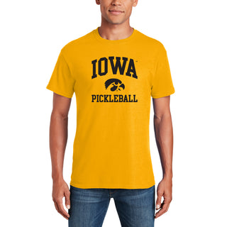 Iowa Hawkeyes Arch Logo Pickleball T-Shirt - Gold