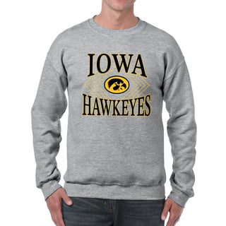 Iowa Diamond Victory JA BTB Fleece Crewneck - Oxford