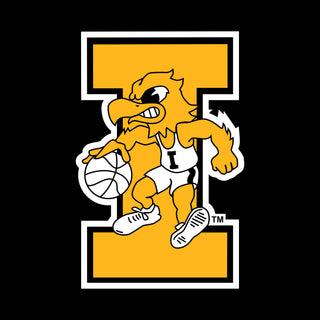 Iowa Basketball Herky LC Zip Hoodie - Black