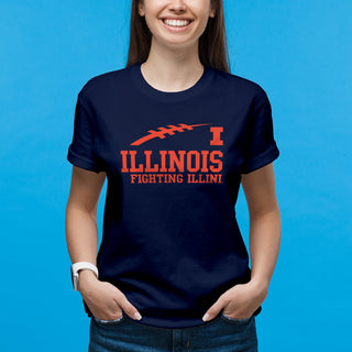 Illinois Football Horizon T Shirt