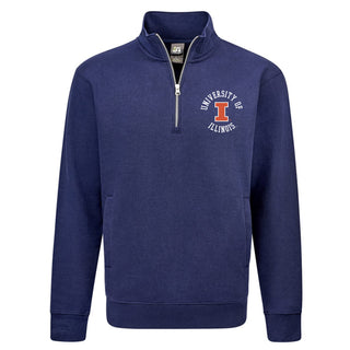 Illinois Old School Circle JA BTB 1/4 Zip