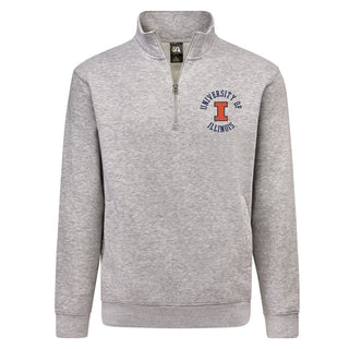 Illinois Old School Circle JA BTB 1/4 Zip
