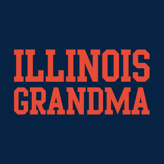 Illinois Basic Block Grandma Crewneck - Navy