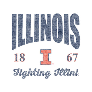 Illinois Giving Noise T-Shirt - White