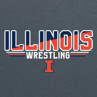 Illinois Wrestling Top Flight Hoodie - Dark Heather