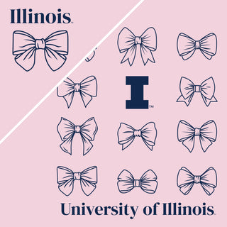Illinois Bow Bliss T-Shirt - Light Pink