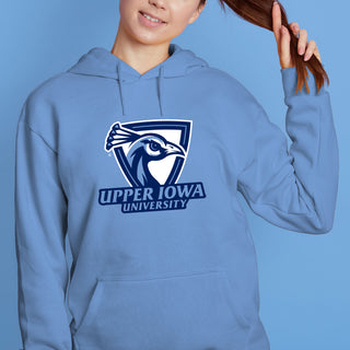 Upper Iowa Secondary Logo Hoodie - C Blue