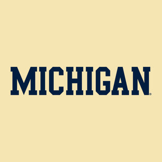 Michigan Basic Block Womens Racerback Tank