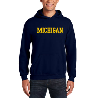 Michigan Basic Block Hoodie
